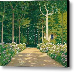 hydrangeas-on-a-garden-path-santiago-rusinol-i-prats